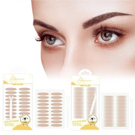 2 packs Eyelid Lifter Strips Eyelid Tape Instant Lifting Double Eyelid Tape Types for all skin colours Long-Lasting Two Types Waterproof Invisible
