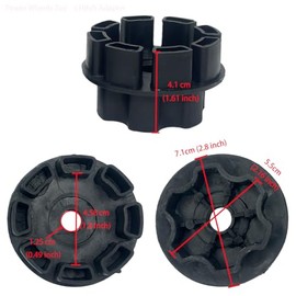 Adaptador de conector de enganche de neumático de automóvil, 2 unidades para bandas de tracción de goma de coche