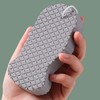 Exfoliating Sponge Scrubber Bath Sponge Gray 5ea