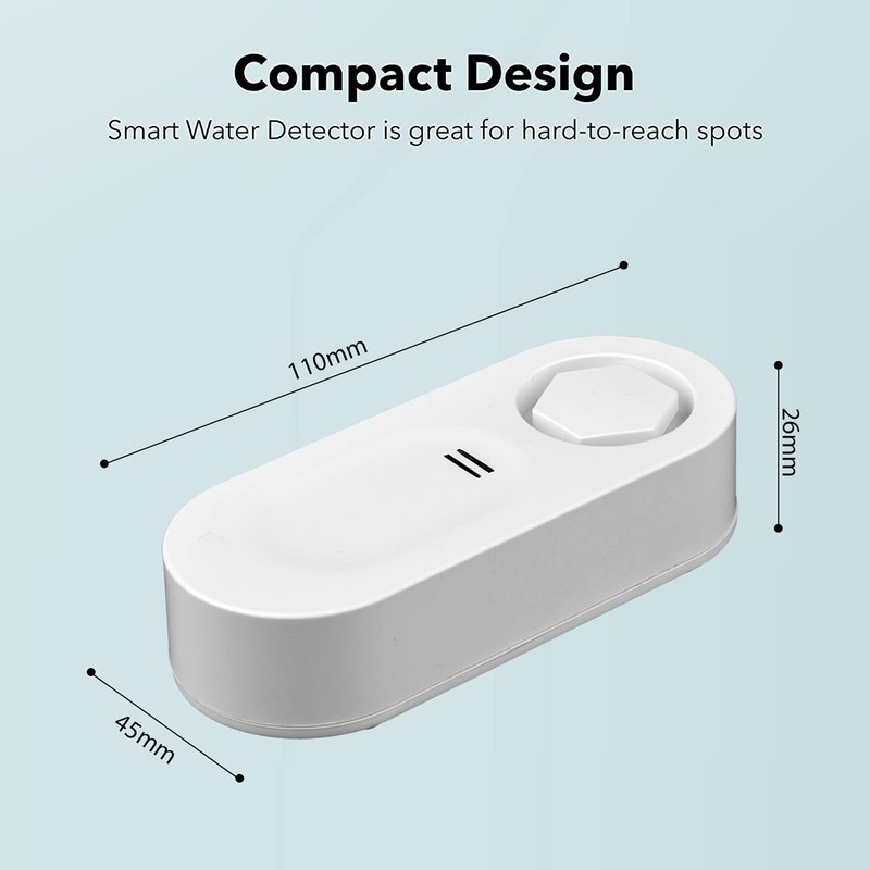 Smart Water Leak Detector WiFi Water Flooding Sensor Leakage Drip