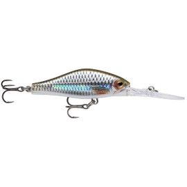 Rapala - Shadow Rap Jack Deep Fishing Lure - Fishing Accessories Plastic Body - Freshwater Spinner Bait - Floating - Running Depth: 4m - Size: 7cm / 10g - Made in Estonia - Live Roach