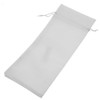 12pcs Simple Linen Fabric Wine Bag with Drawstring Champagne Decorative
