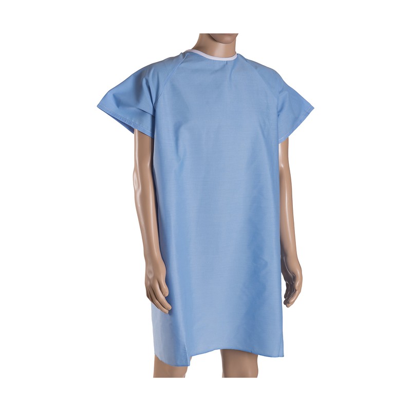 DMI Hospital Gown for Women or Men, Patient Gown, Back