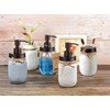 Komashr Mason Jar Bathroom Accessories Lids Set(4pcs) - Jar Not
