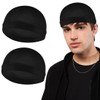 SGERUFZ Pack of 2 Unisex Satin Silky Wave Caps 360