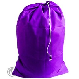 Extra Large Laundry Bag, Drawstring, Color: Purple,Jumbo Size: 30x45