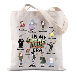 Falls Cartoon Inspired Gift Cartoon Lovers Gift Bill Cipher Gift Adventure Themed Cartoon Gift Tote Bag (FALLS ERA CA)