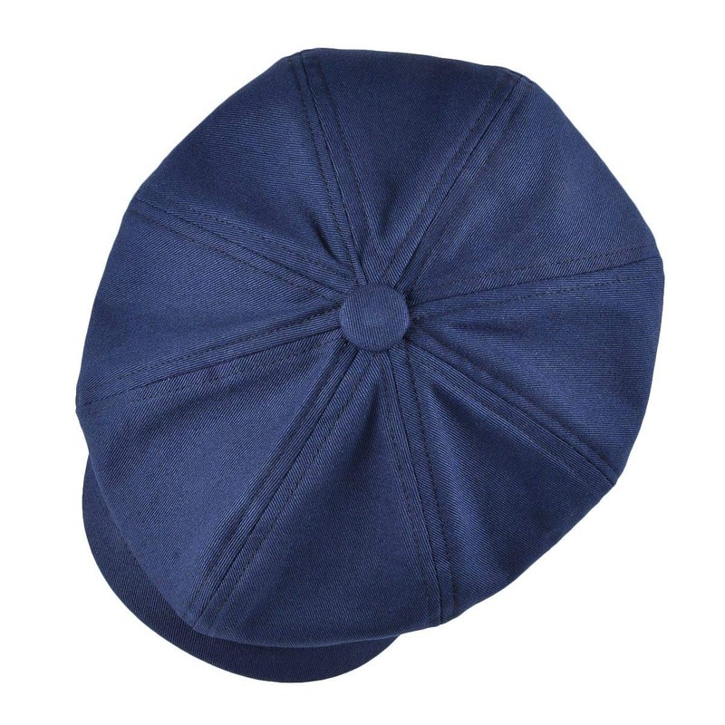 BOTVELA Men's 8 Piece Newsboy Flat Cap 100% Cotton Gatsby