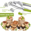 Aluminium Nutcracker, High-Quality Nut Cracker with Non-Slip Coating, Seafood Tools,