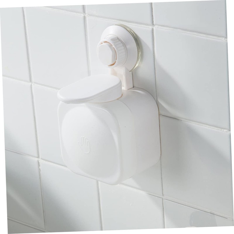 Alipis Wall Mounted Soap Dispenser Traceless Manual Liquid Soap Pump