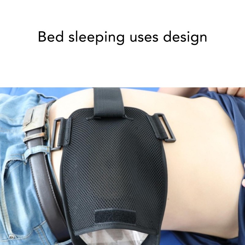 Ostomy Pouch Cover Belt Stretchy Adjustable Opening Fixation Waterproof Elastic