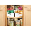 InterDesign 62731 Kitchen Lazy Susan Pantry Cabinet Bins 1/8, White