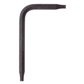 BONDHUS Torx® L-Wrench Short T6 [Short Hand: 0.7 inch (19 mm), Long: 1.2 inches (31 mm), Black Dyed TLS6 No.31706