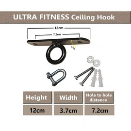 CROSSJAB Boxing Punch Bag Heavy Duty Ceiling Hook Mount