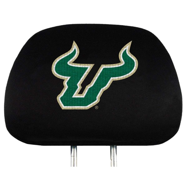 University of South Florida Head Rest Cover Set