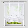 Heichkell Roman Blind with Drawstring, Voile, Modern Small Window, Kitchen