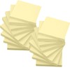 16 Pads, Pack of 1600 Sticky Notes, Canary Yellow, 76