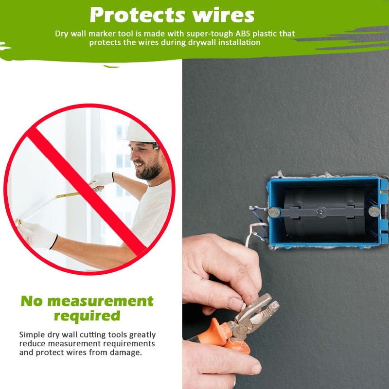 5PCS Drywall Marking Tool Accurate Marking Dry Wall Electric Box