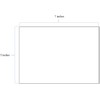 White Cardstock 5" X 7" Heavyweight | 80lb 216gsm Cardstock
