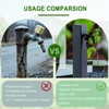 Outdoor Vertical Garden Water Column, Square Freestanding Hose Stand with