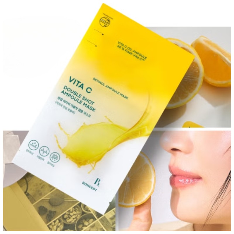 BONCEPT Vita C Double Shot Ampoule Mask 34.5g 1ea
