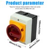 Main Switch 4-Pin Rotary Switch Off Switch: Nizirioo Circuit Breaker