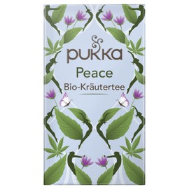 Pukka - Bio-Kräutertee "Peace" - 20 Teebeutel (Kamille, Lavendel, Grüne Minze, Ashwagandha)