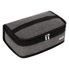 MIER Portable Thermal Insulated Cooler Bag Mini Lunch Bag for Kids, Grey