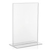 VITAdisplays® T-Advertising Stand, T-Stand Table Stand, Acrylic Stand, DIN A4
