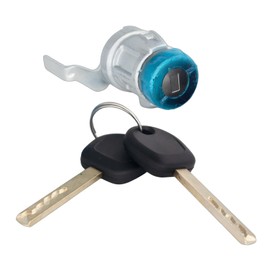 TACHUNE Tailgate Lock Cylinder with 2 Keys, Compatible with Chevy Silverado Colorado GMC Sierra Canyon (2014–2022) – Rear Liftgate Lock Replacement for 23338181 23371760