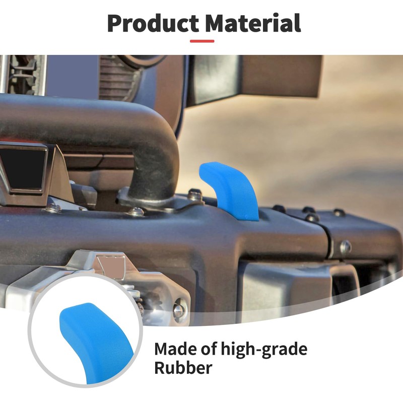 JWWY Tow Hook Covers Trailer Hook Hitch Receiver Rubber Protector