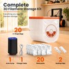 20 PCS U-Shaped 3D Filament Storage Bags Kit, 3D Printer