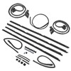 NEWZQ Set of 17 Door Tailgate Weatherstripping Seal Kit Replacement