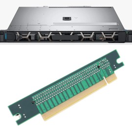 Create idea PCI-Express 16x Riser Adapter Card 90¡ã for 1U/2U Server Computer Compatible with DELL