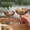 Stainless Steel Goblet Cup, 5.2oz Dessert Cups, Pudding Cups, for