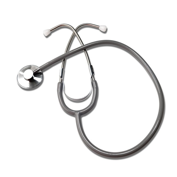 Labtron Lightweight Stethoscope, Grey, 300DLX-GY