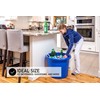 United Solutions Easy-Access Storage Rope Handle Tub, 19 Gallon, Blue,