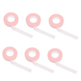 Gatuida 6 Rolls Eyelash Extension Tape Breathable Skin Isolation Tape for Grafting Lashes Pink for DIY and Professional Beauty Salon Use Easy to Stick and Remove