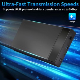 Amtake USB 3.0 to SATA External Hard Drive Docking Station for 2.5 and 3.5 inch SATA HDD/SSD Hard Drive Enclosure, Supports UASP