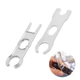 MC4 Connector Connector Dedicated Tool Removal Spanner Wrench [Set of 2] Solar Solar Crimping Wrench for Solar Panel Connection Cables Tightening Cutting DIY Connecting Power Generation Equipment