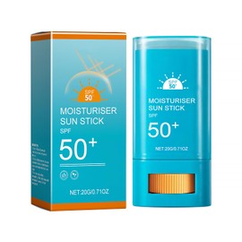 Sunblock Stick SPF 50 PA+++, Sun Cream SPF50+ for Face & Body, Waterproof Sun Stick, High Protection Travel Size Sun Cream, Ultra Light UV Protetion Sunscreen Stick, Moisturizing & Refreshing