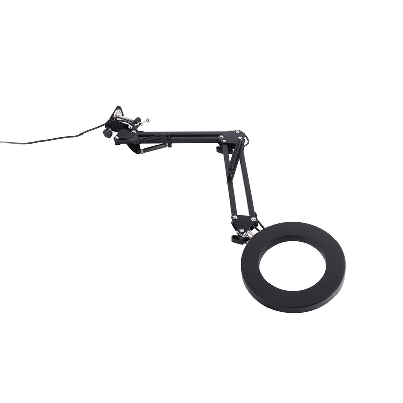 Foldable Eyecare Table Lamp Flexible Swing Arm Clamp Mount Lamp
