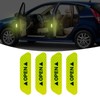 LANZMYAN Universal Door Open Reflective Warning Stickers Auto Open Sign