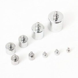 HFS(R) 17pcs M2 Grade Calibration Weight Set 100g 10g 10g 20g 50g 1g 2g 5g Weight Scale Chrome Plated Gram Scale with Tweezers
