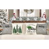 ALINK Christmas Pillow Covers 18x18 Set of 4 Farmhouse Christmas