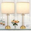Beige Gold Bedroom Lamps Set of 2 - Touch Bedside