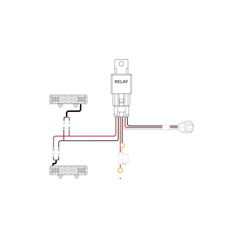 Nilight Juego de 2 Luces Antiniebla Redondas 27 W Impermeables