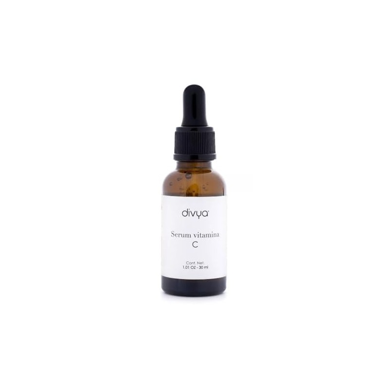 DIVYA l Serum Vitamina C, Ácido Hialurónico y Colágeno, Hidratación,