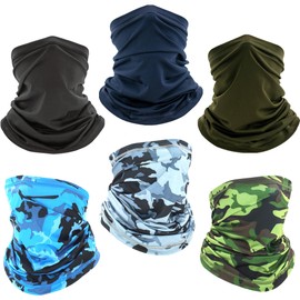 Cooling Neck Gaiter for Men Women Gator Face Mask Scart Cover Breathable Sun Protection Balaclava (Mixed)