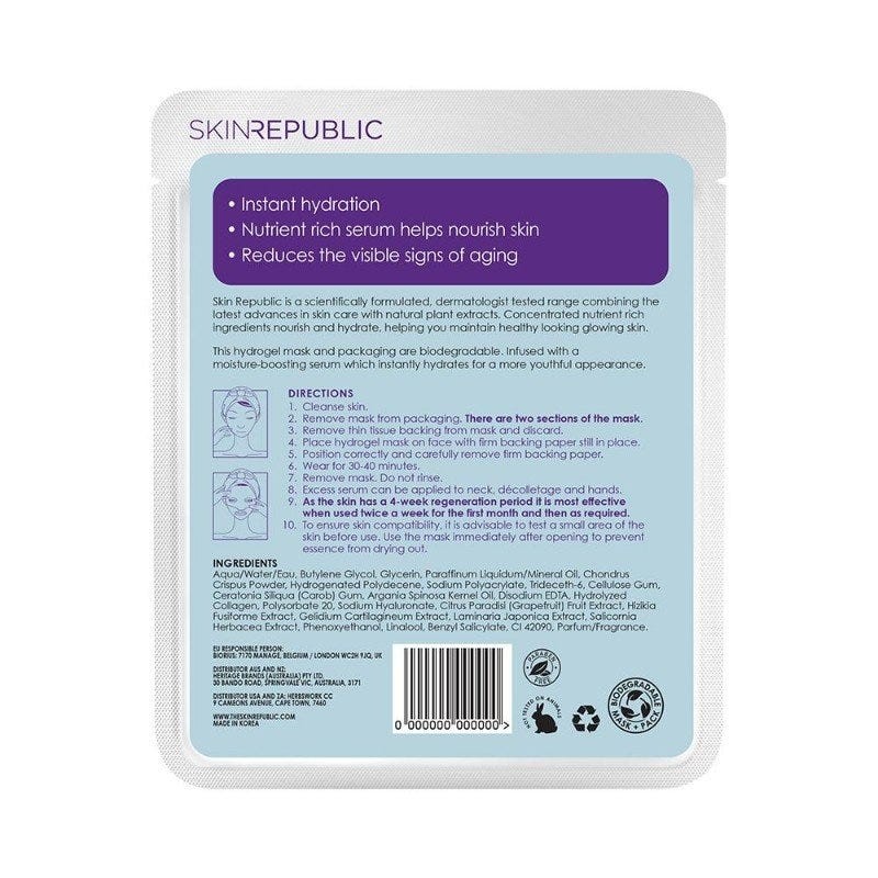 Skin Republic Collagen Hydrogel Face Mask Sheet